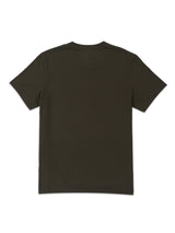 เสื้อยืดแขนสั้นผู้ชาย ทรงตรง สีเขียวเข้ม