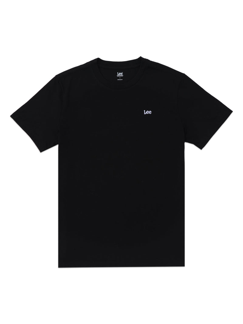 REGULAR FIT MEN'S TEE SHORT SLEEVE BLACK