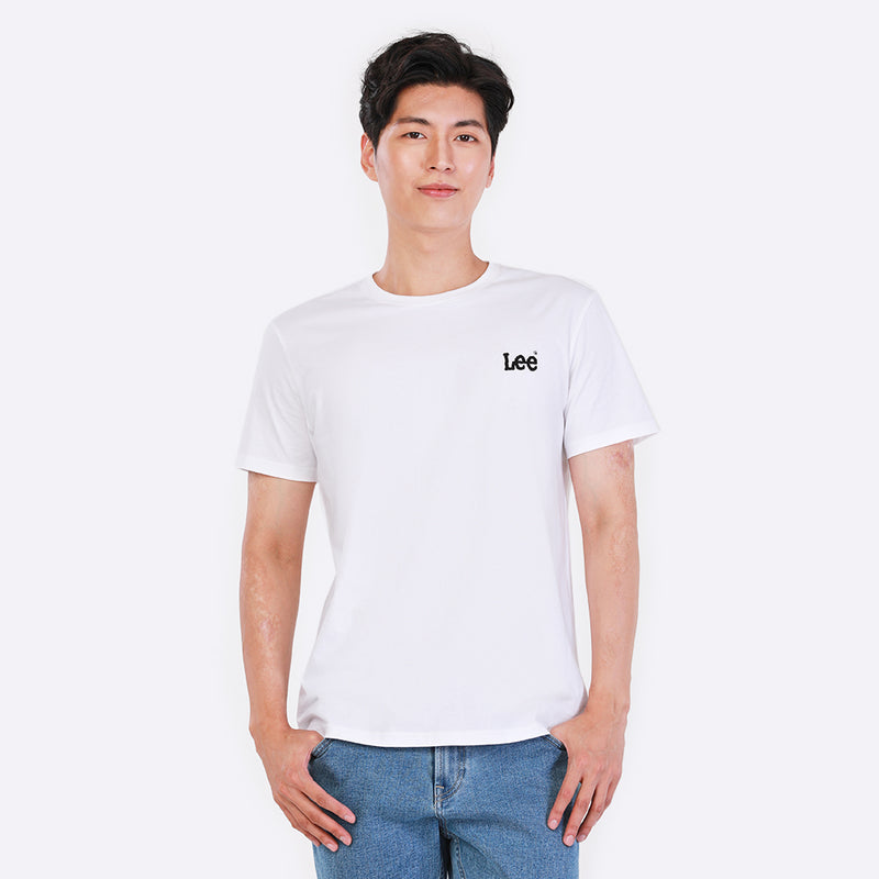 REGULAR FIT LEE CLUB COLLECTION MEN'S TEE SHORT SLEEVE WHITE