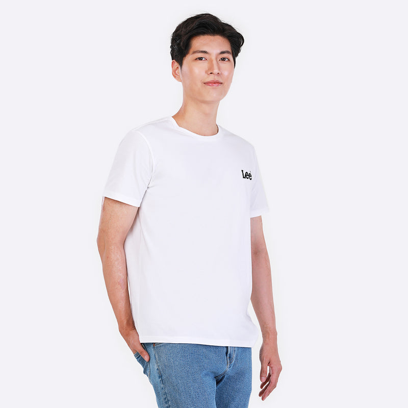REGULAR FIT LEE CLUB COLLECTION MEN'S TEE SHORT SLEEVE WHITE