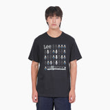 RELAXED FIT BE@RBRICK COLLECTION MEN'S TEE SHORT SLEEVE BLACK