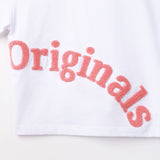 เสื้อยืดแขนสั้นเด็กผู้หญิง คอลเลคชั่น LEE ORIGINALS CROP FIT สีขาว