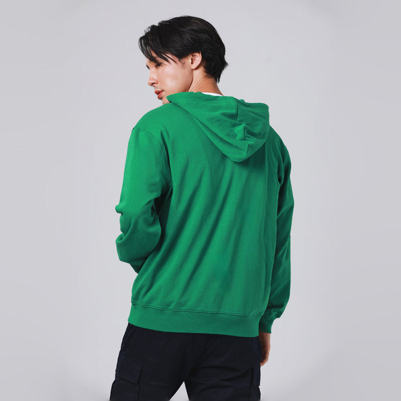 LEE ORIGINALS COLLECTION COMFORT FIT MEN'S ZIP UP HOODIE GREEN