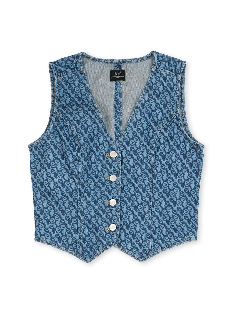 LEE ORIGINALS COLLECTION WOMEN'S VEST MID INDIGO