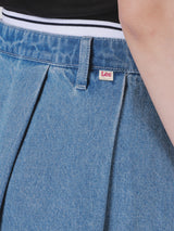 กระโปรงผู้หญิง คอลเลคชั่น LEE PINK สียีนส์อ่อน