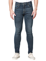 POWELL FIT LOW RISE SLIM MEN'S JEANS MID INDIGO