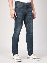 POWELL FIT LOW RISE SLIM MEN'S JEANS MID INDIGO