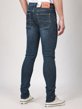 POWELL FIT LOW RISE SLIM MEN'S JEANS MID INDIGO