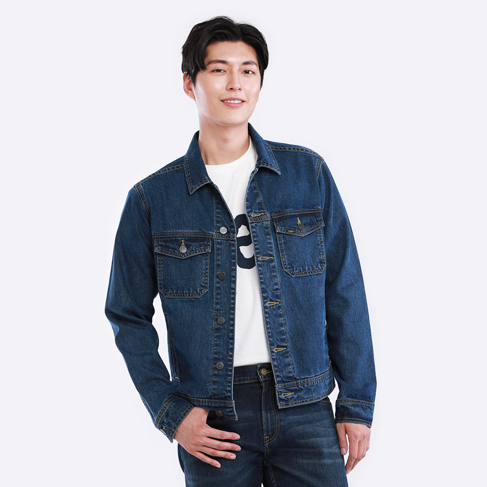 REGULAR FIT LEE THAI COLLECTION MEN'S DENIM JACKET DENIM – Lee Thailand