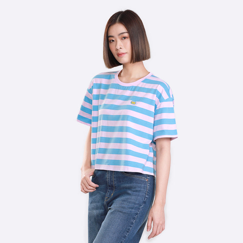 SEASONAL FIT SUMMER CHILL COLLECTION WOMEN'S TEE SHORT SLEEVE BLUE