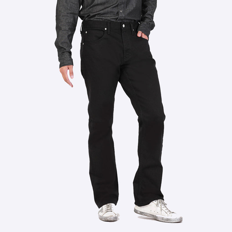 กางเกงยีนส์ผู้ชาย คอลเลคชั่น SUMMER CHILL CLARK FIT เอวกลาง ทรงกระบอก สีดำ