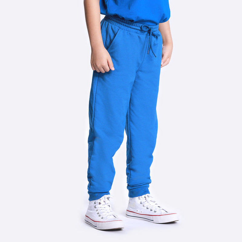 REGULAR FIT ICONIC LOGO COLLECTION MID RISE UNISEX JOGGER NAVY
