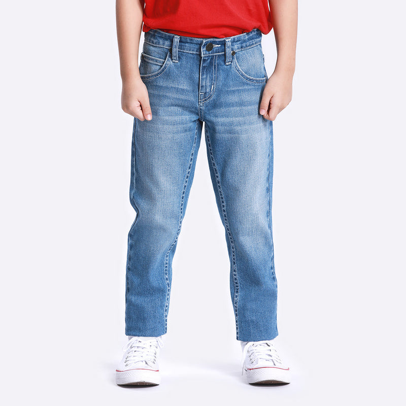 RILEY FIT LEE CLUB COLLECTION MID RISE SLIM BOY'S JEANS DENIM