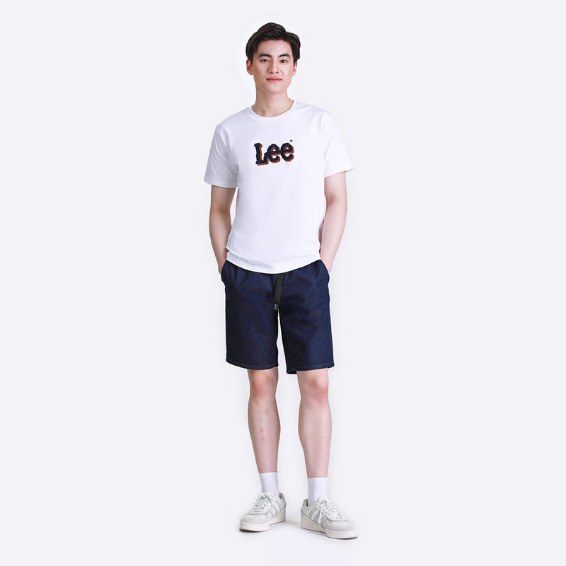 REGULAR FIT BUDDY LEE COLLECTION MEN'S TEE SHORT SLEEVE WHITE