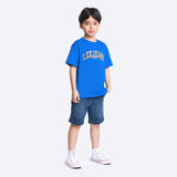 REGULAR FIT LEE CLUB COLLECTION BOY'S TEE SHORT SLEEVE BLUE