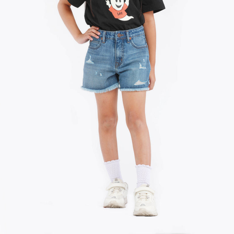 SHORTS FIT HALLOWEEN COLLECTION GIRL'S JEANS DENIM