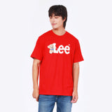 COMFORT FIT LEE BEAR COLLECTION MEN'S TEE SHORT SLEEVE RED