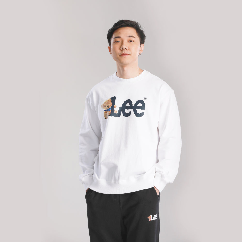 COMFORT FIT LEE BEAR COLLECTION MEN'S PULLOVER OFF-WHITE – Lee Thailand