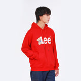 COMFORT FIT LEE BEAR COLLECTION MEN'S PULLOVER HOODIE RED