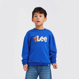เสื้อคลุมแบบสวมเด็กผู้ชาย / เด็กผู้หญิง คอลเลคชั่น LEE BEAR SEASONAL FIT สีฟ้า