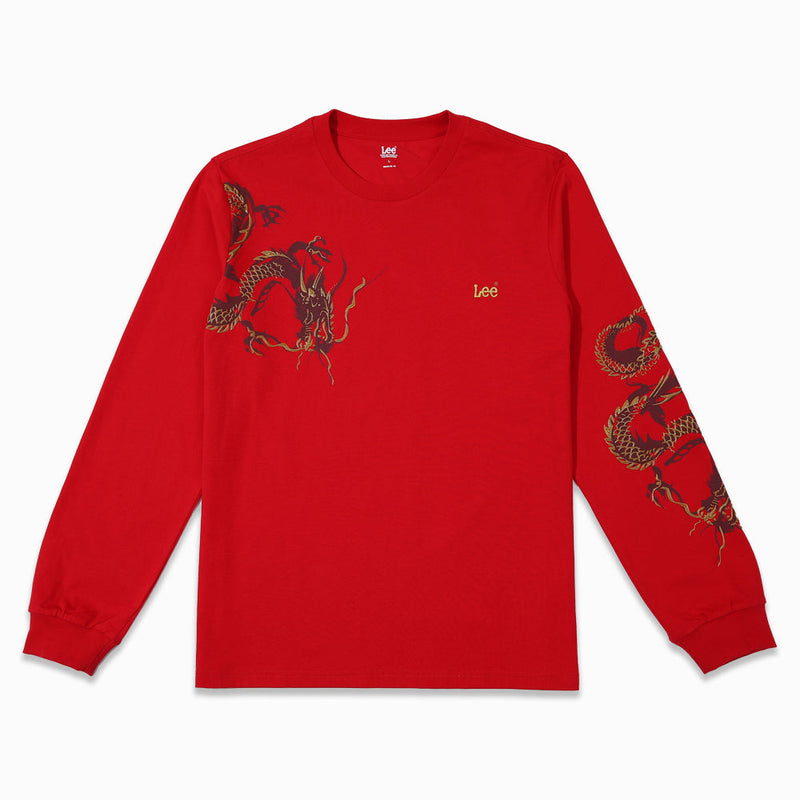 SEASONAL FIT CHINESE NEW YEAR COLLECTION BOY'S PULLOVER RED