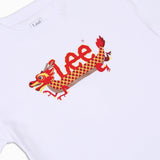 REGULAR FIT CHINESE NEW YEAR COLLECTION UNISEX TEE SHORT SLEEVE WHITE