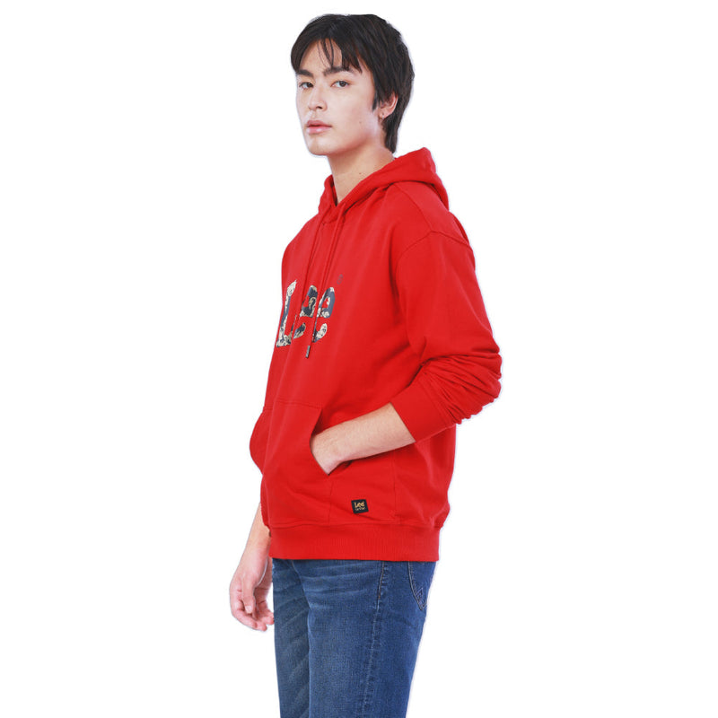 COMFORT FIT LEE THAI COLLECTION MEN'S PULLOVER HOODIE RED
