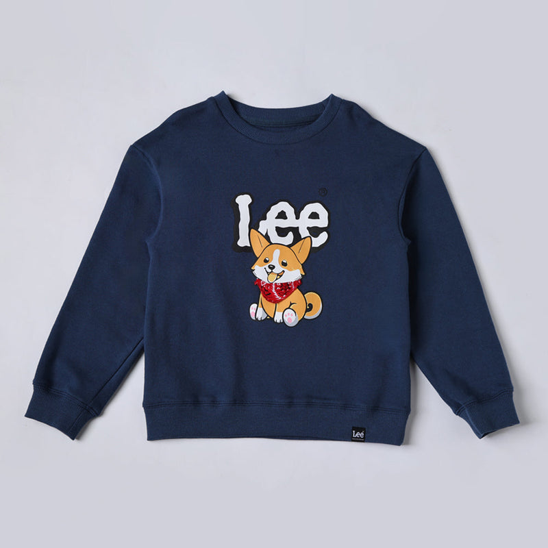 SEASONAL FIT PET LOVER COLLECTION BOY'S PULLOVER NAVY