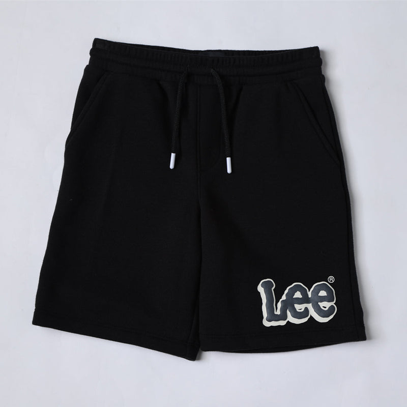 กางเกงขาสั้นเด็กผู้ชาย คอลเลคชั่น PET LOVER SHORTS FIT สีดำ