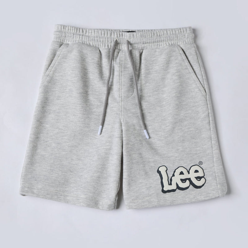 กางเกงขาสั้นเด็กผู้ชาย คอลเลคชั่น PET LOVER SHORTS FIT สีเทา