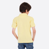 เสื้อยืดโปโลเด็กผู้ชาย POLO FIT สีเหลือง